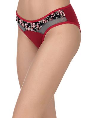 red cotton bikini panty - 14432861 - Standard Image - 2