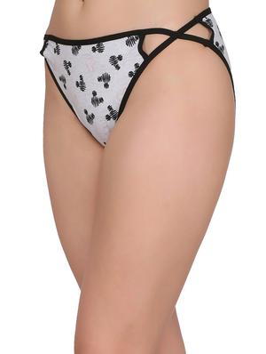grey cotton bikini panty - 14432919 - Standard Image - 2