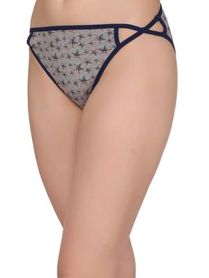grey cotton bikini panty - 14432920 - Standard Image - 2