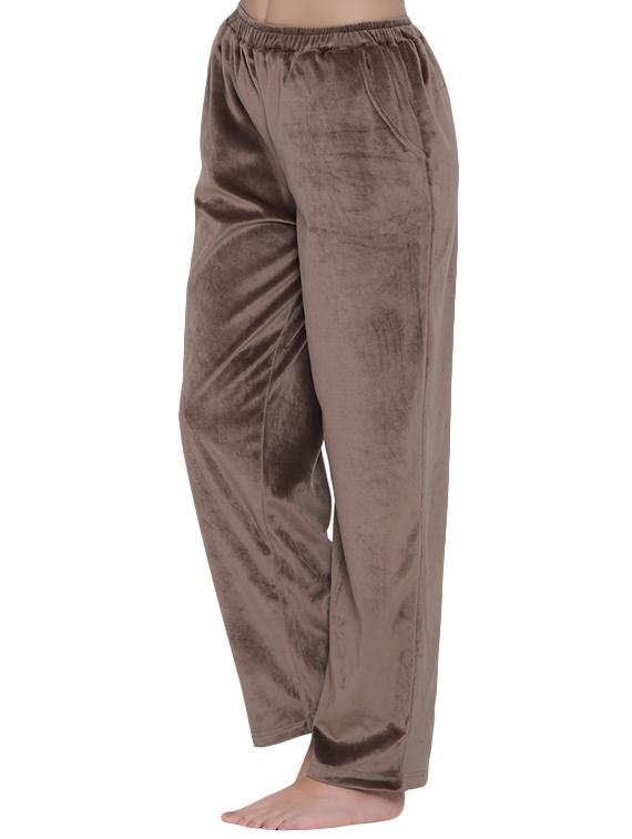 brown velvet pajama - 14433160 - Zoom Image - 2