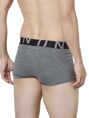 black and grey cotton trunks - 14434511 - Standard Image - 5
