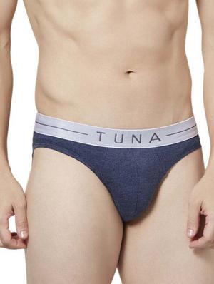 white and blue cotton brief - 14434514 - Standard Image - 2