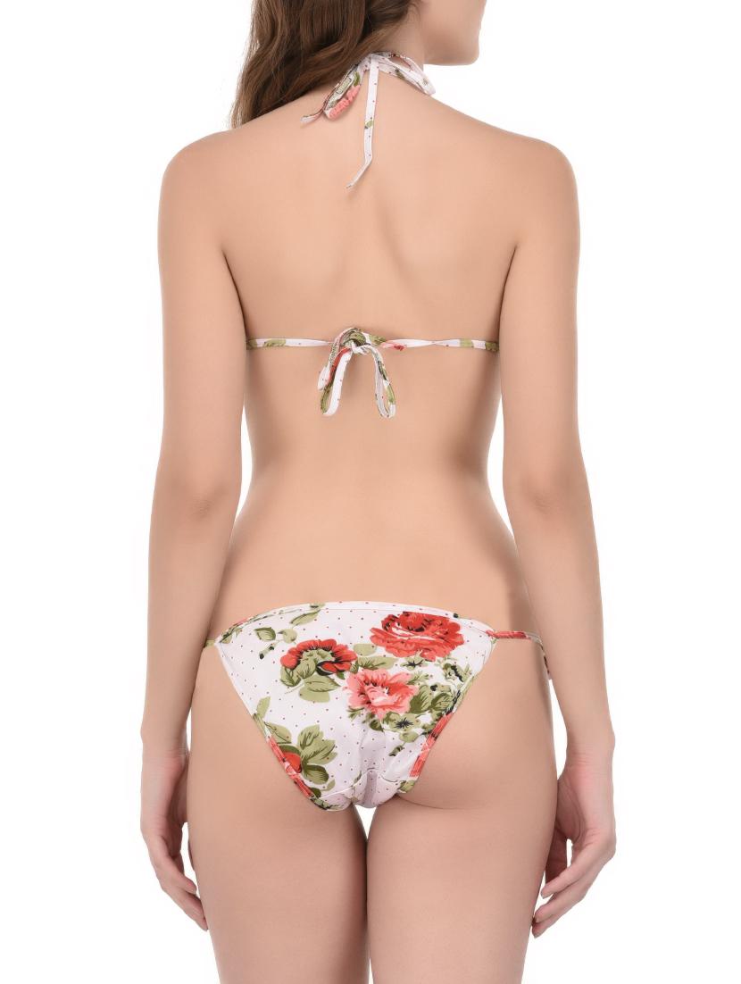 multi colored satin sleepshirt with bra panty set - 14434702 - Zoom Image - 5