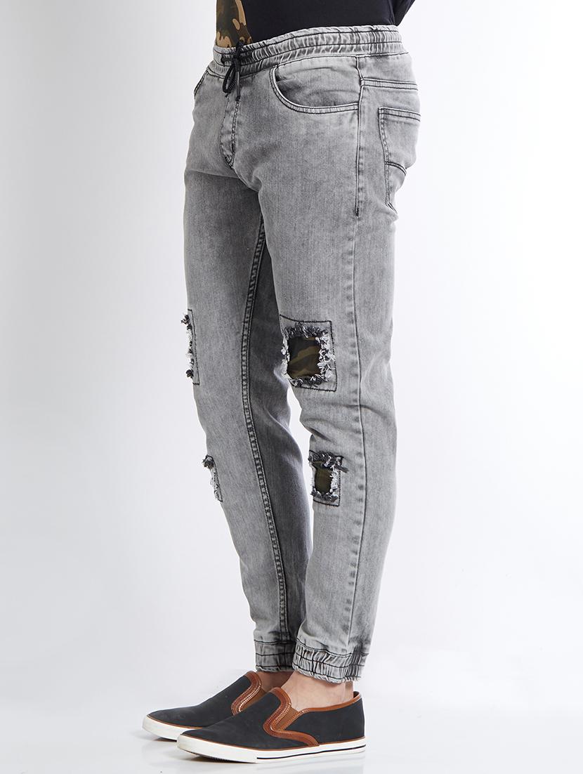 grey denim jogger - 14434898 - Zoom Image - 2