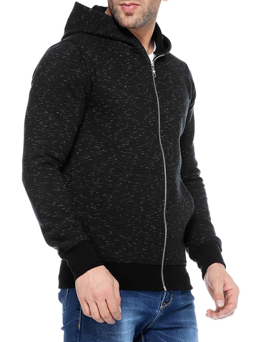 black cotton sweatshirt - 14435423 - Zoom Image - 2