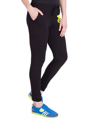 black cotton track pants - 14436752 - Standard Image - 2