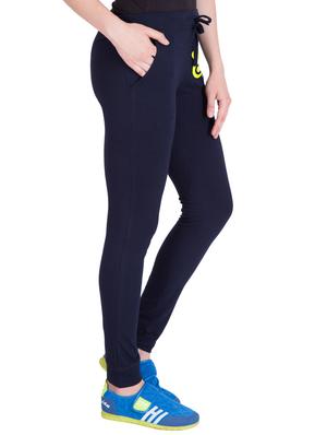 navy blue cotton track pants - 14436762 - Standard Image - 2