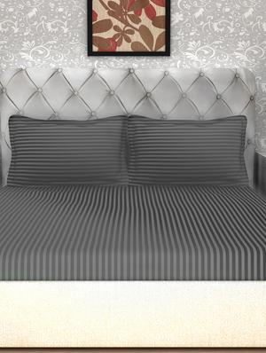 100% cotton king size bedsheet with 2 pillow covers - 14437329 - Standard Image - 2