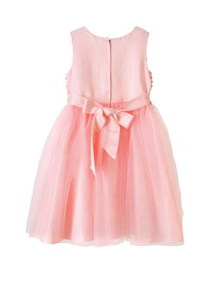 pink cotton blend frock - 14437920 - Standard Image - 2