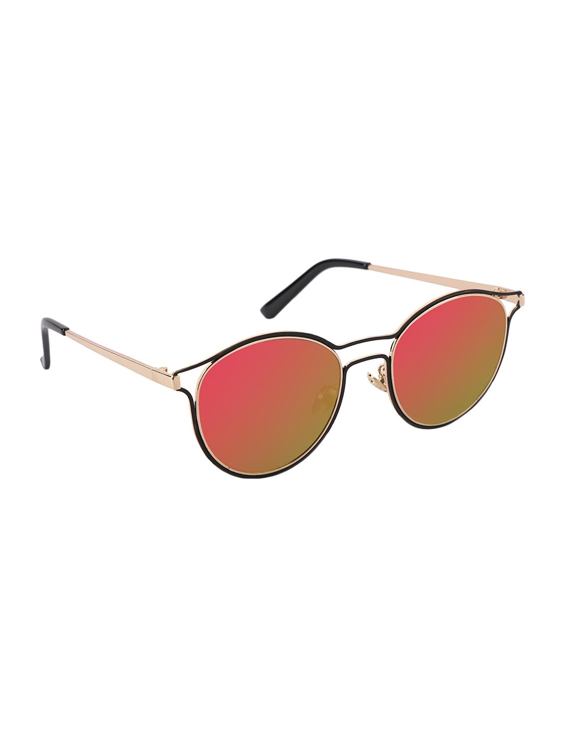 REACTR- New Arrival Mirror Pink Round HD Polarized Sunglasses For Women - 14438122 - Zoom Image - 2