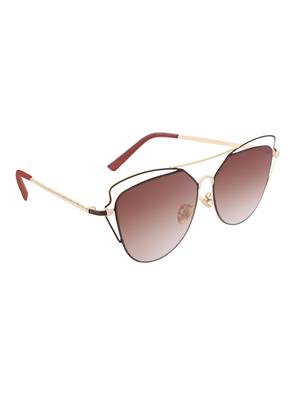 REACTR- New Arrival Brown Gradient Cat Eye HD Polarized Sunglasses For Women - 14438126 - Standard Image - 2