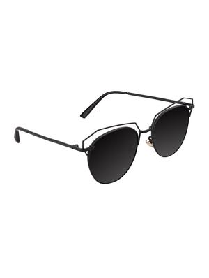REACTR- New Arrival Purple Gradient Round HD Polarized Sunglasses For Women - 14438142 - Standard Image - 2