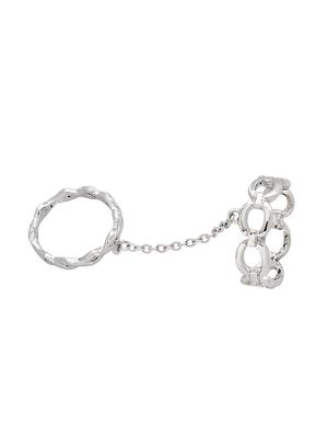 silver metal ring - 14438168 - Standard Image - 2