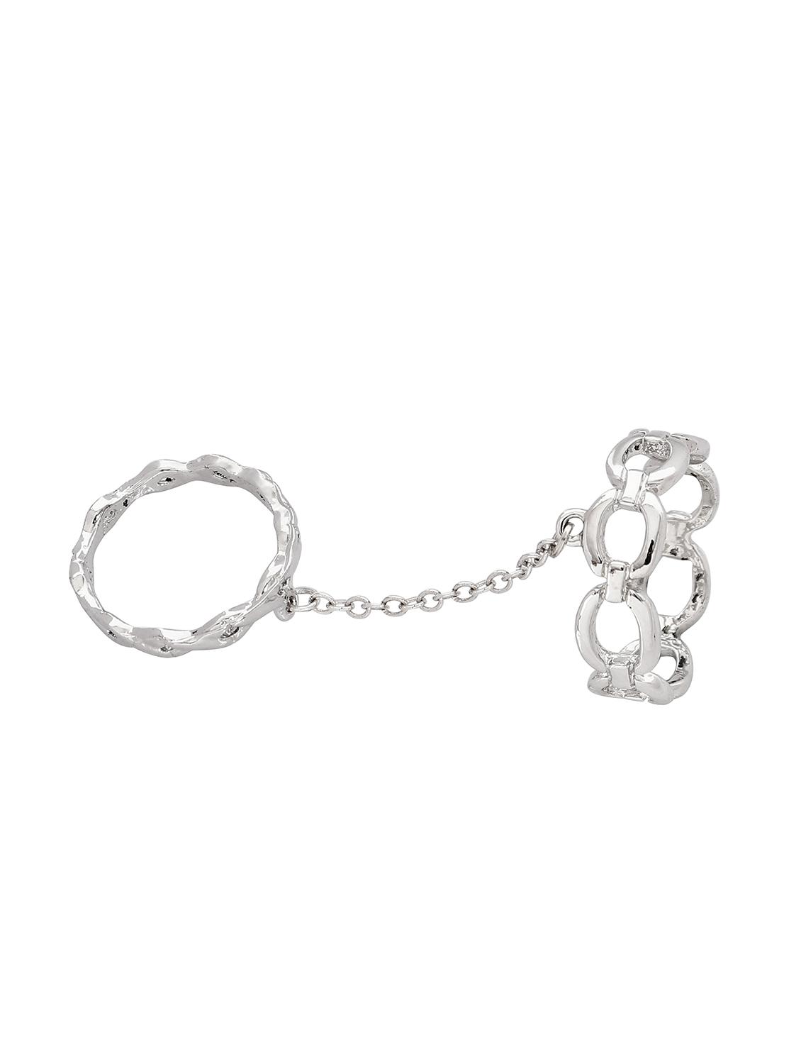 silver metal ring - 14438168 - Zoom Image - 2