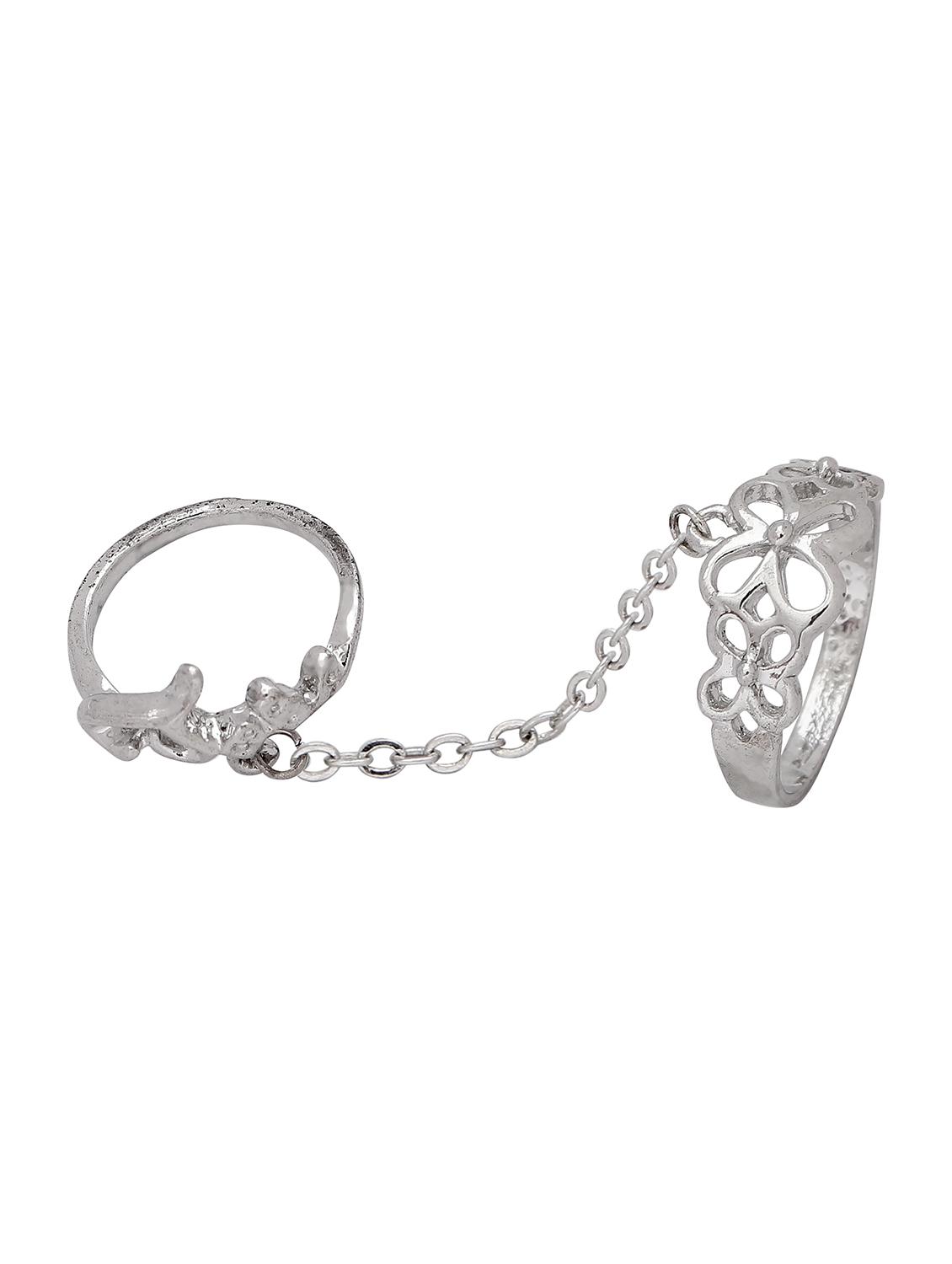 silver metal ring - 14438169 - Zoom Image - 2