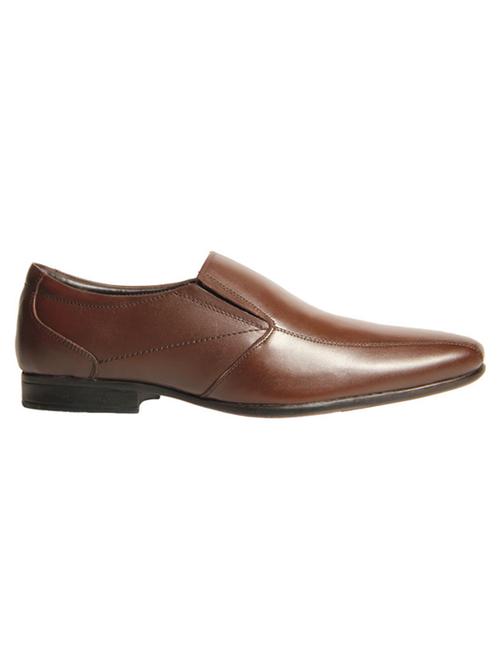 brown Leather formal slip on - 14438627 - Very Small Image - 1