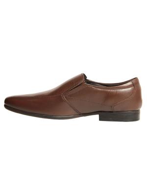 brown Leather formal slip on - 14438627 - Standard Image - 2