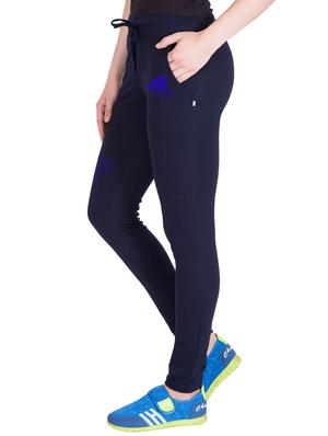 navy blue cotton track pants - 14439071 - Standard Image - 2