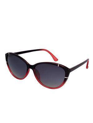 Superray CY962-BK-RED Black and Red Cateye Sunglasses for Women - 14439146 - Standard Image - 2