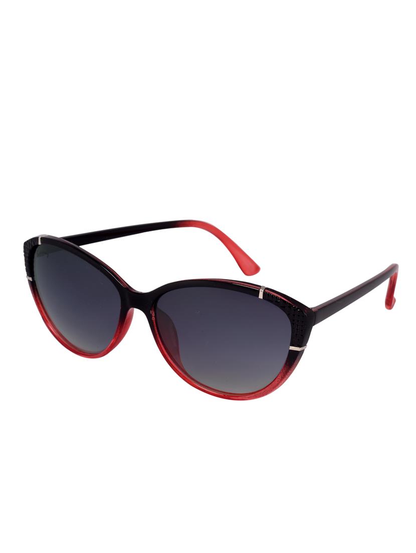 Superray CY962-BK-RED Black and Red Cateye Sunglasses for Women - 14439146 - Zoom Image - 2