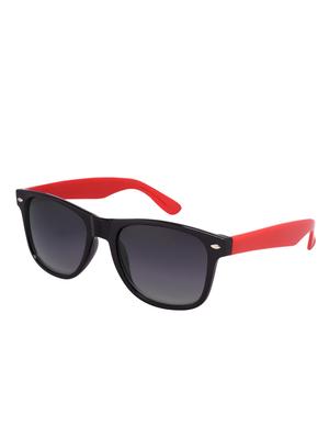 Superray WF903-BK-RED Black Red Wayfarer Sunglasses for Men & Women - 14439151 - Standard Image - 2