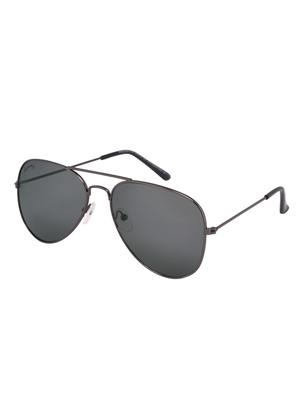 Superray AV921-Grey Black Aviator Sunglasses for Men & Women - 14439152 - Standard Image - 2
