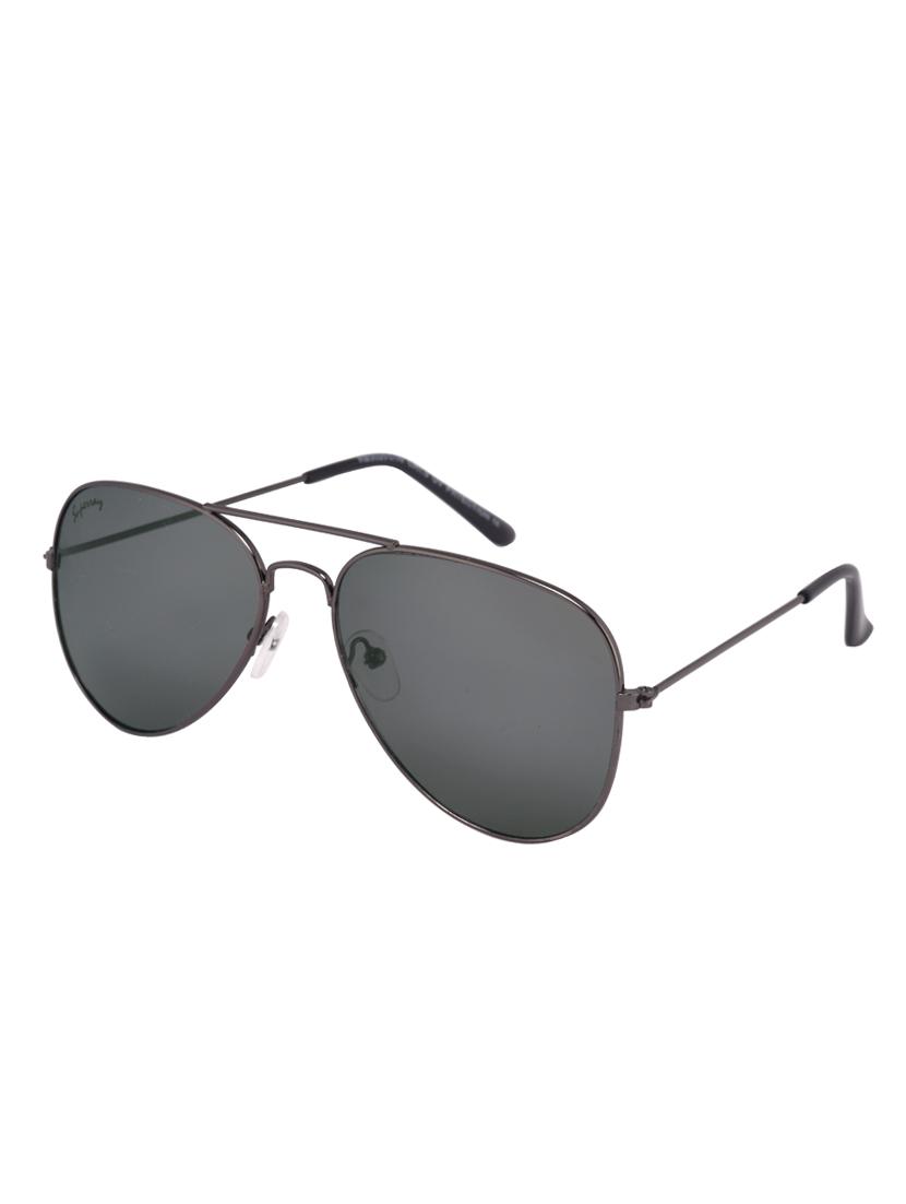 Superray AV921-Grey Black Aviator Sunglasses for Men & Women - 14439152 - Zoom Image - 2