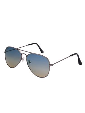 Superray AV922-BLU-BW Blue gradient lens Aviator Sunglasses for Men & Women - 14439154 - Standard Image - 2