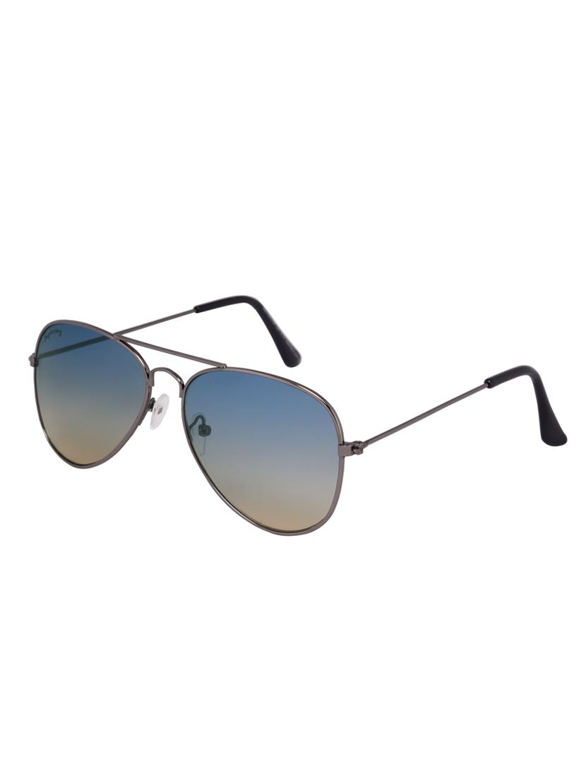 Superray AV922-BLU-BW Blue gradient lens Aviator Sunglasses for Men & Women - 14439154 - Zoom Image - 2