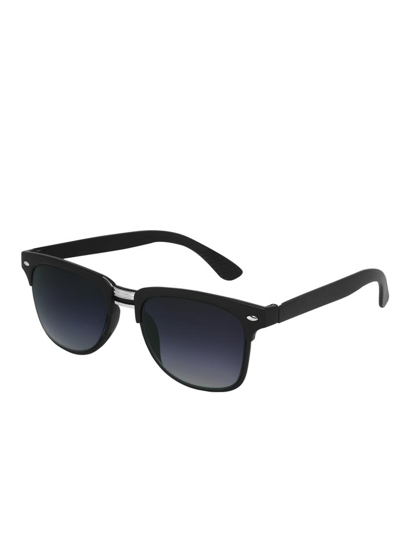 Superray CB905-BLU-BK Black Club Wayfarer Sunglasses for Men & Women - 14439157 - Zoom Image - 2