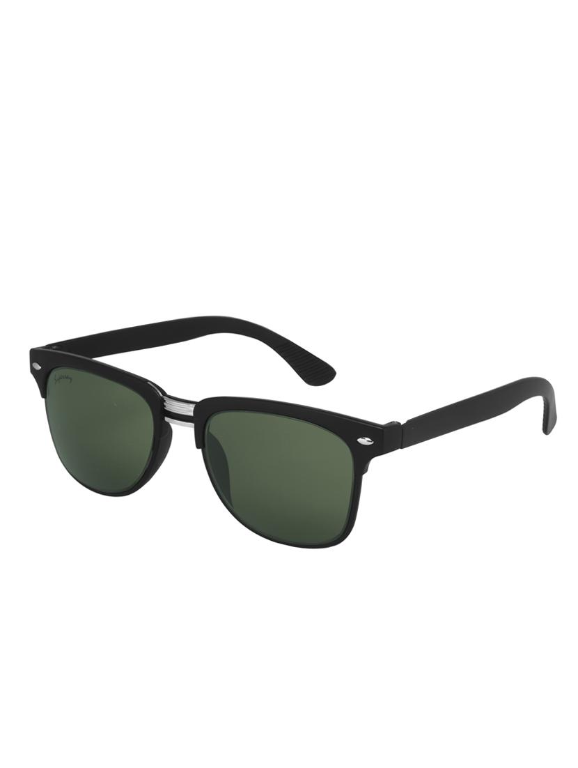 Superray CB905-GRN-BK Black Club Wayfarer Sunglasses for Men & Women - 14439158 - Zoom Image - 2