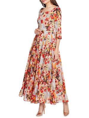 multi colored maxi dress - 14439328 - Standard Image - 2