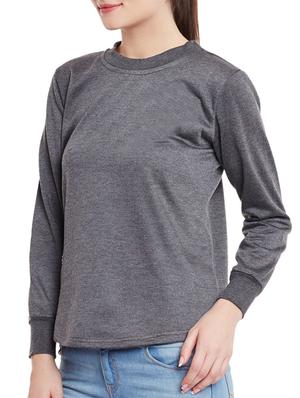 crew neck long sleeved sweatshirt - 14447672 - Standard Image - 2