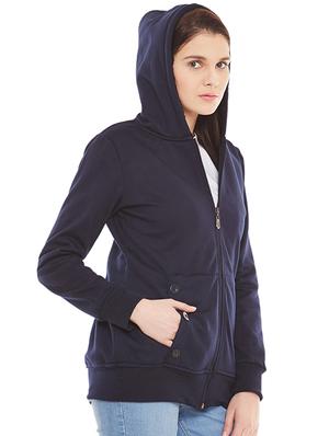 navy blue fleece soft shell jacket - 14448577 - Standard Image - 2