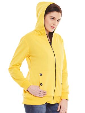 yellow fleece soft shell jacket - 14448580 - Standard Image - 2
