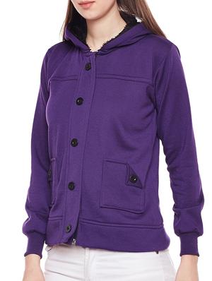 belle fille purple fleece jacket - 14448666 - Standard Image - 2