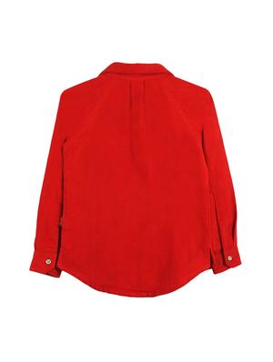 red cotton shirt - 14450166 - Standard Image - 2