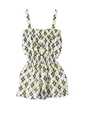 white rayon playsuit - 14450184 - Standard Image - 2
