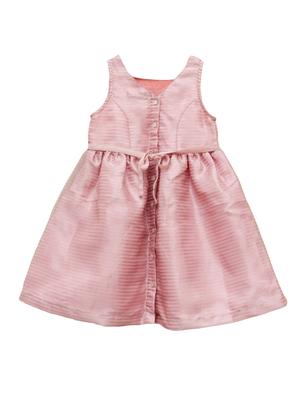 pink polyester frock - 14450216 - Standard Image - 2