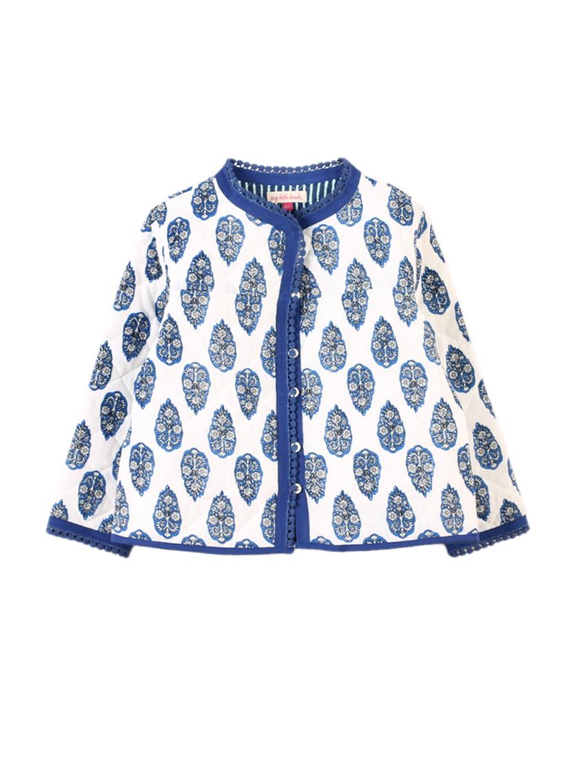white cotton quilted reversible jacket - 14450261 - Zoom Image - 2