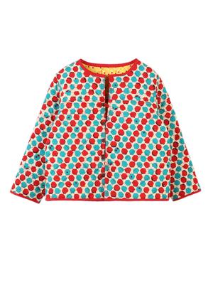 red cotton quilted reversible jacket - 14450265 - Standard Image - 2