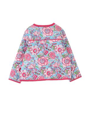 blue cotton quilted jacket - 14450266 - Standard Image - 2