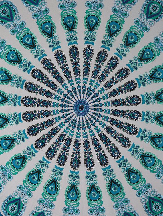 Cotton Printed Table Cloth/Mandala Tapestry - 14452134 - Zoom Image - 5