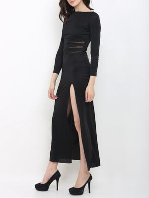 black asymmetrical dress - 14453683 - Standard Image - 2