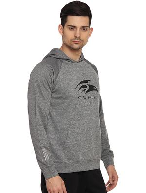 grey polyester raglan sweatshirt - 14455569 - Standard Image - 2