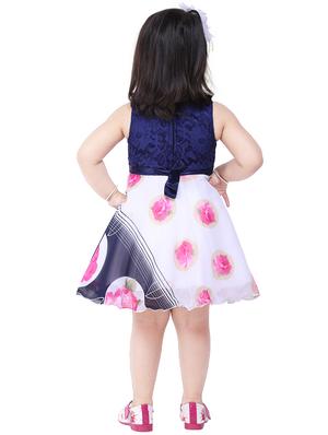 blue chiffon frock - 14455906 - Standard Image - 2
