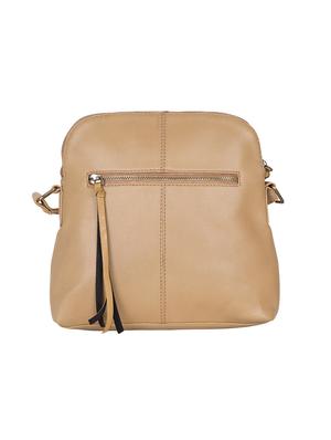 beige leatherette (pu) regular sling bag - 14457323 - Standard Image - 2