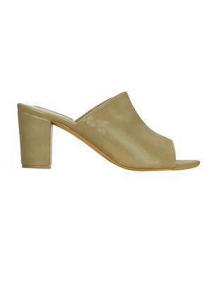 beige faux leather mules sandals - 14457844 - Standard Image - 2
