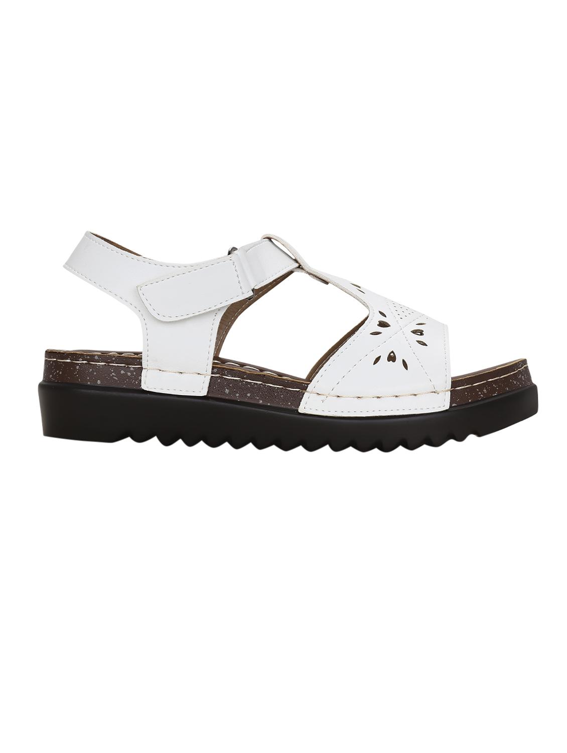 white ankle strap sandals - 14457869 - Zoom Image - 2