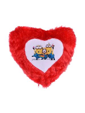 heart Shape Minion Printed Cushions Cover - 14458439 - Standard Image - 2